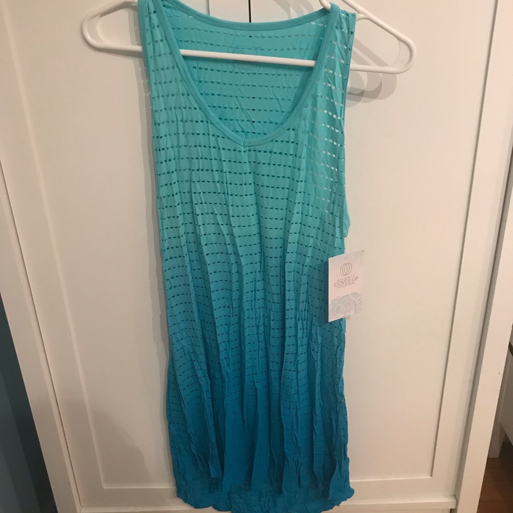 Blue ombré coverup